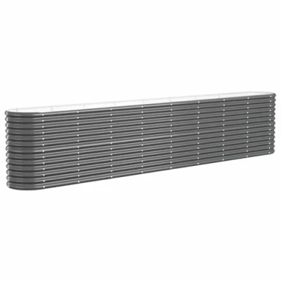 Afbeelding van vidaXL Tuinplantenbak Antraciet 332 x 40 68 cm