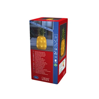 Afbeelding van Ananas led kerstverlichting buiten en binnen 16 lampjes 11 x 26