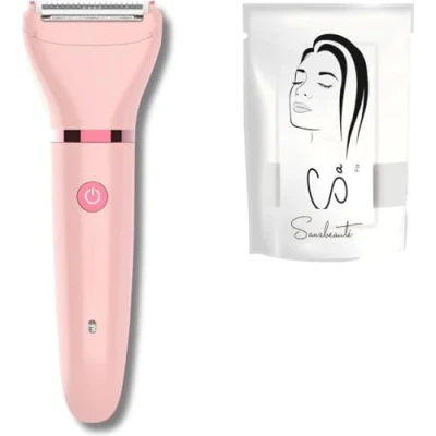 Afbeelding van Ladyshave Gezicht Oksels Benen Bikinilijn Scheerapparaat Vrouw Ontharingsapparaat Electrisch Ontharen Gezichtsontharing Dames Trimmer Ladyshaves Bikini USB Oplaadbaar