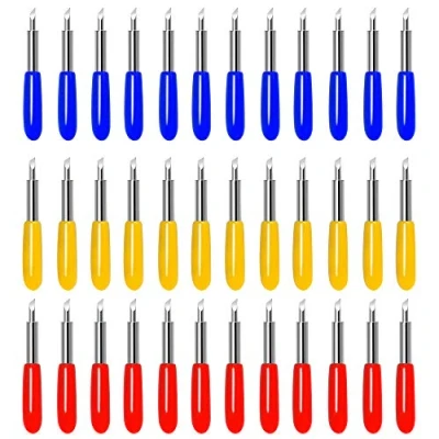 Afbeelding van 36 stuks snijmessen voor Explore Air 2/Air Maker Expression, reservemesjes vinylstof (30, 45, 60 graden) (meerkleurig)