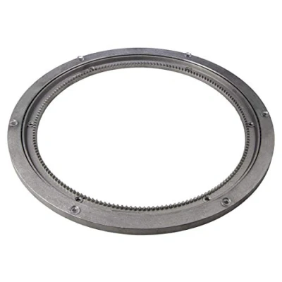 Afbeelding van Gedotec Draaibeslag voor zware lasten, 360 graden draaischijf, draaibaar, Ø 320 mm, draaiplateau van staal, zilver, drukkogellagers, draagkracht 300 kg, draairing om te schroeven, meubels, tv en nog veel meer, 1 stuk, draaikrans keuken