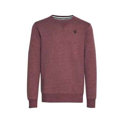 Afbeelding van Solid Sdbenn Sweater Wine red, Heren, Maat: Small, red