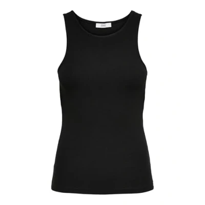 Afbeelding van ONLY ribgebreide singlet ONLKENYA zwart