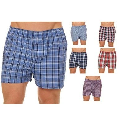 Afbeelding van Heren boxershorts American Style geruit design Webboxer shorts in 6 pack 59542