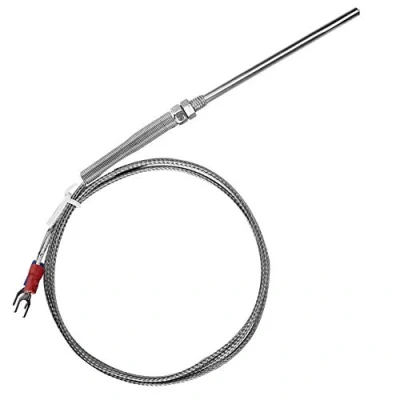 Afbeelding van Type K Thermokoppel, M8 Draadtype Thermokoppel 50mm Sonde Temperatuursensor Draad 0 400℃ (1M) Instrumentatie