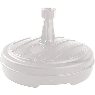 Afbeelding van Parasolvoet rond wit 13 liter 45 cm kunststof