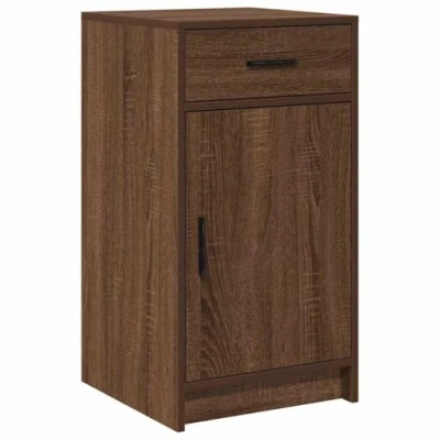 Afbeelding van vidaXL Bruin Eiken Massief Eikenhout Middelgroot Sideboard