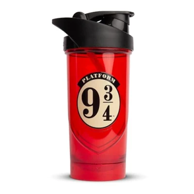 Afbeelding van Shieldmixer Hero Pro Classic Shaker Platform 9 3/4 BPA vrij Gym Accessoires Eiwitshaker Fitness Drinkfles Rood 700ml