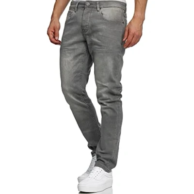 Afbeelding van Tazzio Heren Jeans Regular Fit Denim Broek A106, grijs, 42W / 34L