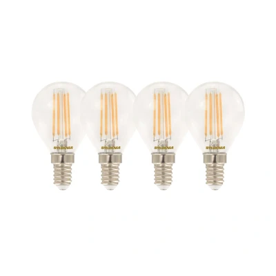 Afbeelding van Sylvania led lamp toledo retro ball clear 470 lumen 827 e14 sl4 0029553
