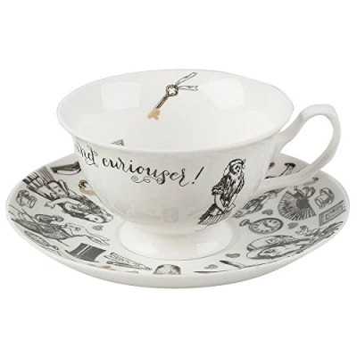 Afbeelding van V&amp;A Kop en Schotel, Porselein, 0.21 L Alice in Wonderland