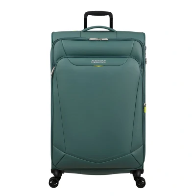 Afbeelding van American Tourister Summerride Spinner L Exp TSA dark forest Zachte koffer