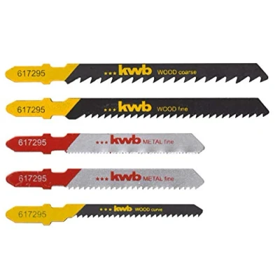 Afbeelding van kwb 617295 Decoupeerzaagblad set voor hout en metaal 5 stuk(s)