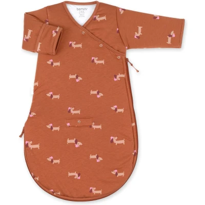 Afbeelding van BEMINI Babyslaapzak MAGIC BAG 1 4m TOG 3 Pady jersey + Print wouff noisette