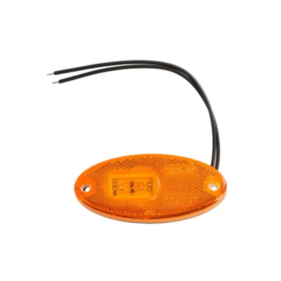 Afbeelding van WAS IST Oranje LED contourlicht breedtelicht zijlicht E20 vrachtwagen aanhanger