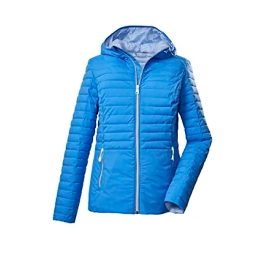 Afbeelding van killtec Women&#039;s Gewatteerde jas met capuchon/jack in donslook KOS 117 WMN QLTD JCKT, blue, 36, 37928 000