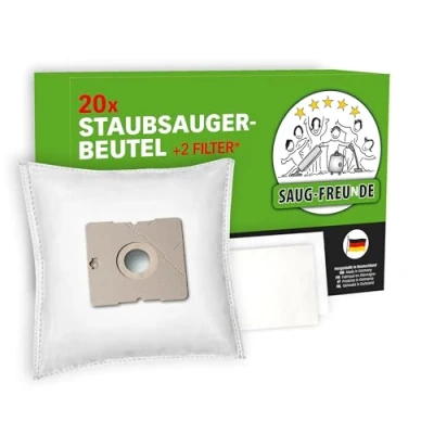 Afbeelding van SAUG FREUnDE I 20 stofzuigerzakken voor NILFISK Coupe Neo, One, Go, GM 60, Bravo, stofzuiger 78602600 en 30050002