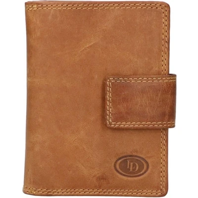 Afbeelding van Leather Design Ritsportemonnee RFID Hunter Bruin