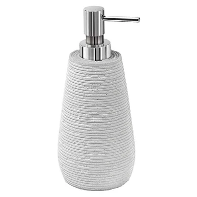 Afbeelding van Zeepdispenser Sapho Gemini Vrijstaand 400 ML Polyresin Wit