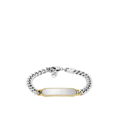 Afbeelding van Fossil DREW Armband, Heren, Maat: One Size, Silver, gold