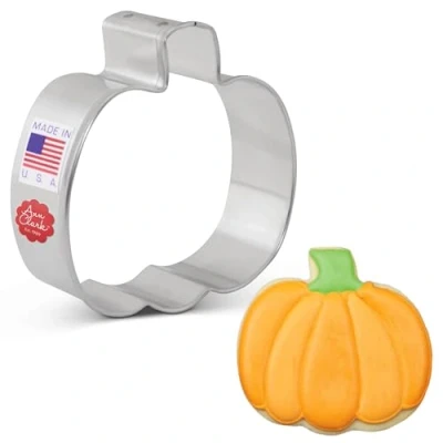 Afbeelding van Ann Clark Cookie Cutter Herfst/Halloween Kleine Pompoen Koekjesvorm, 7,6 cm