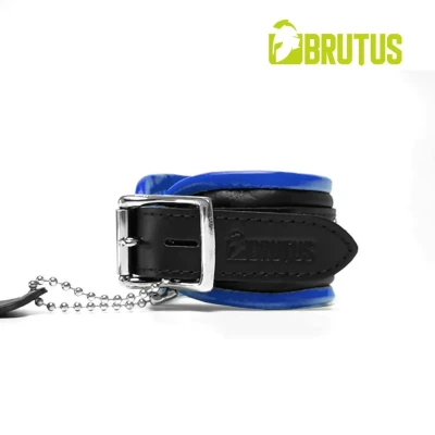 Afbeelding van BRUTUS Leren Enkelboeien Blauw