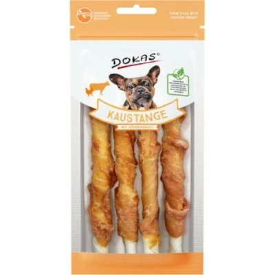 Afbeelding van Dokas Dog Snack Kaustange 10x50g Hühnerbrust