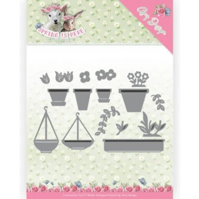 Afbeelding van Dies Amy Design Spring is Here Flowerpots