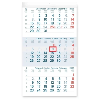 Afbeelding van 3 Maandskalender 2024 INNI Manager