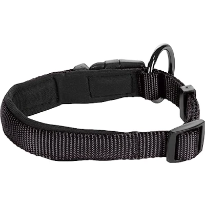 Afbeelding van Hond Halsband Abbi Zwart XXS 30 35cm 15mm