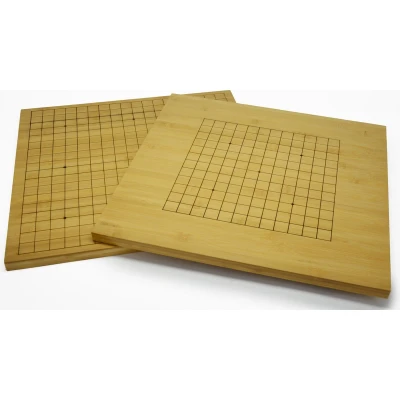 Afbeelding van Go bord bamboe 19x19 en 13x13 47x44,5cm