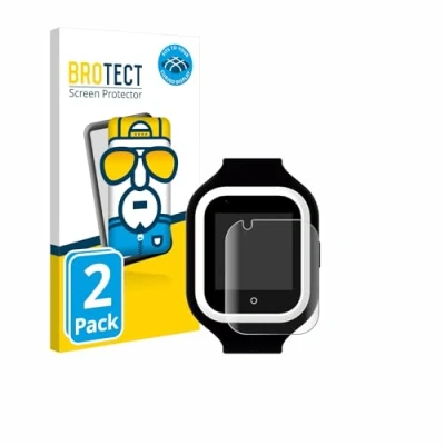 Afbeelding van BROTECT Screenprotector voor SaveFamily 4G Iconic Folie Beschermfolie transparant volledig dekking (2 Stuks)