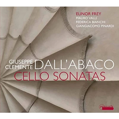 Afbeelding van Elinor Frey, Federica Bianci, Mauro Valli, Giangiacomo Pinardi Dall&#039;abaco: Cello Sonatas (CD)