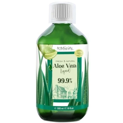 Afbeelding van Aloë Vera Pure Vloeistof 100% Natuurlijk BIOLOGISCH: Hydraterend, Verzachtend en Herstellend, Tonic Gezichtsreiniger, After Sun, Ontharing Scheren, Anti aging Serum, 500 ml