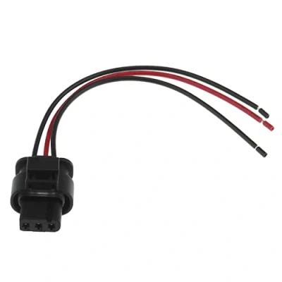 Afbeelding van OTOTEC 1 Stks 3 Pin Auto PDC Sensor Kabel Plug Harnas Vervanging 3C0973203 1452669 Compatibel met VW Audi Parking Connector Draad