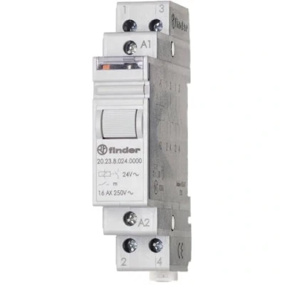 Afbeelding van Finder 20.23.9.012.4000 Stroomstootschakelaar DIN rail 1x wisselcontact 12 V/DC 16 A 4000 VA 1 stuk(s)