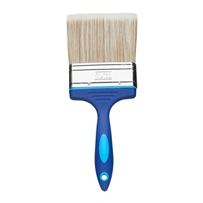 Afbeelding van Fit For The Job No Bristle Loss DIY verfkwast 100 mm voor een soepele afwerking van emulsie , glans en matverf op muren, plafonds, meubels, hout metaal