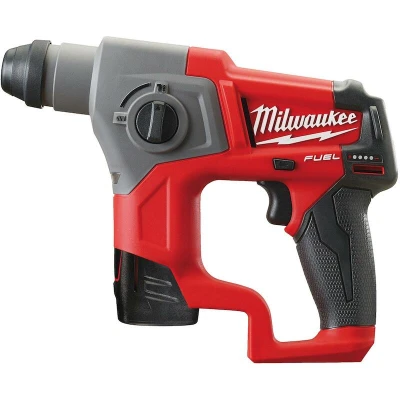 Afbeelding van Milwaukee M12 CH 202C FUEL SDS plus compactboorhamer set (2x 2,0Ah accu) in koffer