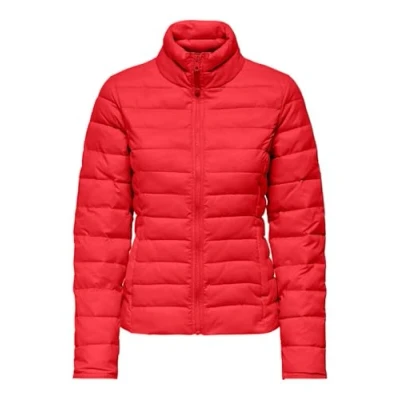 Afbeelding van ONLY Onlnewtahoe Quilted OTW Winterjas, Dames, Maat: Small, Mars red