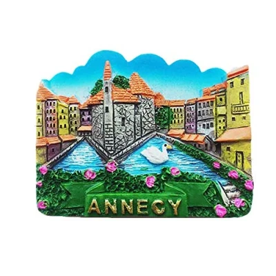Afbeelding van Annecy Frankrijk 3D Koelkast Magneet Souvenir Gift, Huis &amp; Keuken Decoratie Magnetische Sticker Collectie