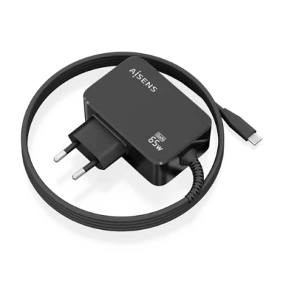 Afbeelding van Oplader Aisens ASCH 1PD65WL033 BK Zwart 65 W (1 Stuks)