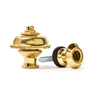 Afbeelding van Dunlop Straplok goud Dual Design