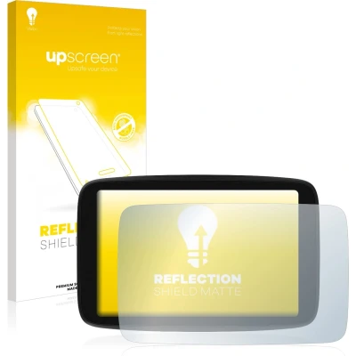 Afbeelding van upscreen Screenprotector voor TomTom GO Camper Max Folie Beschermfolie anti glare matte