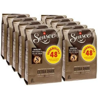 Afbeelding van Senseo Extra Dark koffiepads 10 x 48 pads