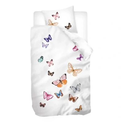 Afbeelding van Snoozing Susanna Dekbedovertrek Eenpersoons 140x200/220 cm + 1 sloop) Wit