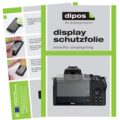 Afbeelding van dipos I 2x Beschermfolie mat geschikt voor Nikon Z50 Folie screen protector