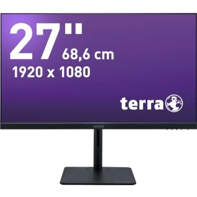 Afbeelding van Terra GREENLINE Plus LCD 2727W HA V2 Black 27&quot; HDMI DisplayPort USB C AMD FreeSync Full HD resolutie 27 inch scherm zwart frameloos design in hoogte verstelbaar