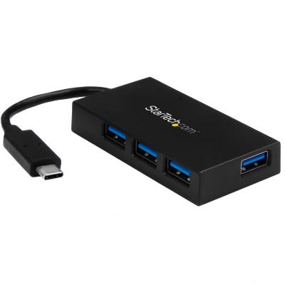 Afbeelding van StarTech.com 4 poorts USB 3.0 Hub C naar 4x A met power adapter