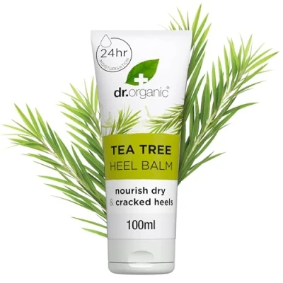 Afbeelding van 2e product 50% korting Dr. Organic Tea Tree Cracked Heel Balm 100ml