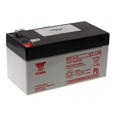 Afbeelding van Yuasa Originele loodaccu NP1.2 12 Vds, lood zuur, V